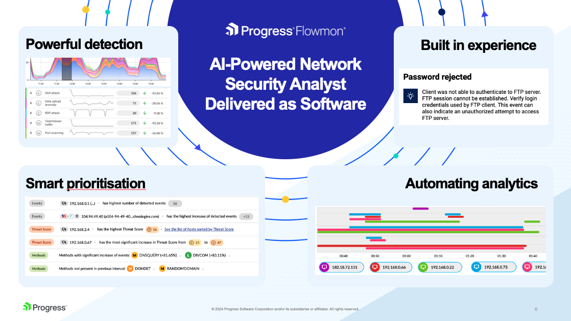 Figure 3: Flowmon AI-based NDR benefits 